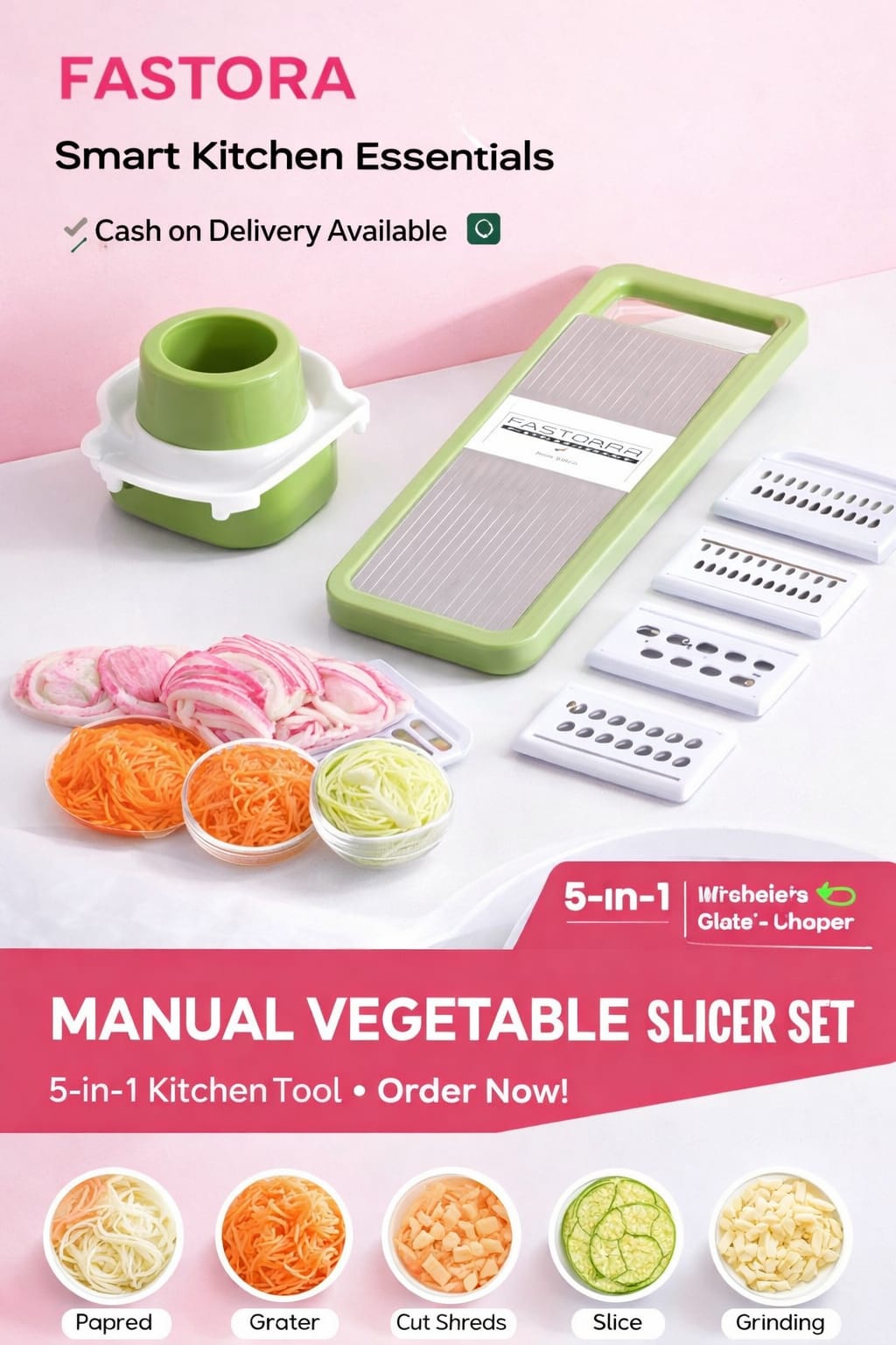 5-in-1 Vegetable Cutter