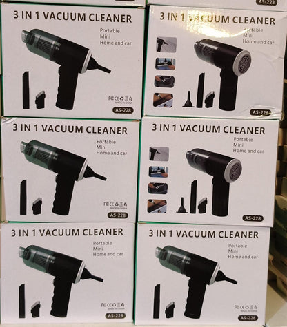 3 in 1 Handheld Vacuum Car Cleaner