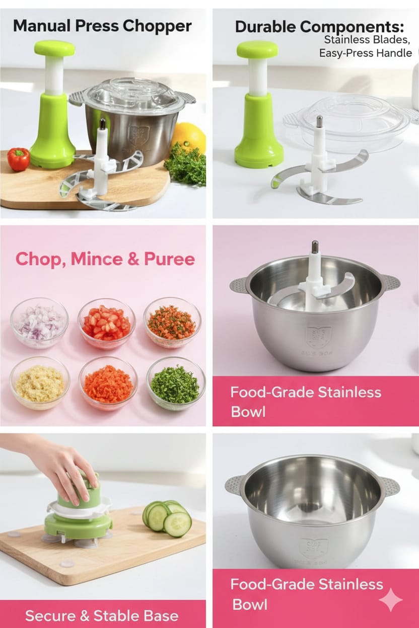 Manual Vegetable Chopper (1.5L)