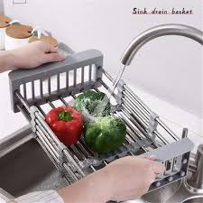 Extendable Sink Drain Basket - Adjustable Vegetable Washing Strainer | Pakistan