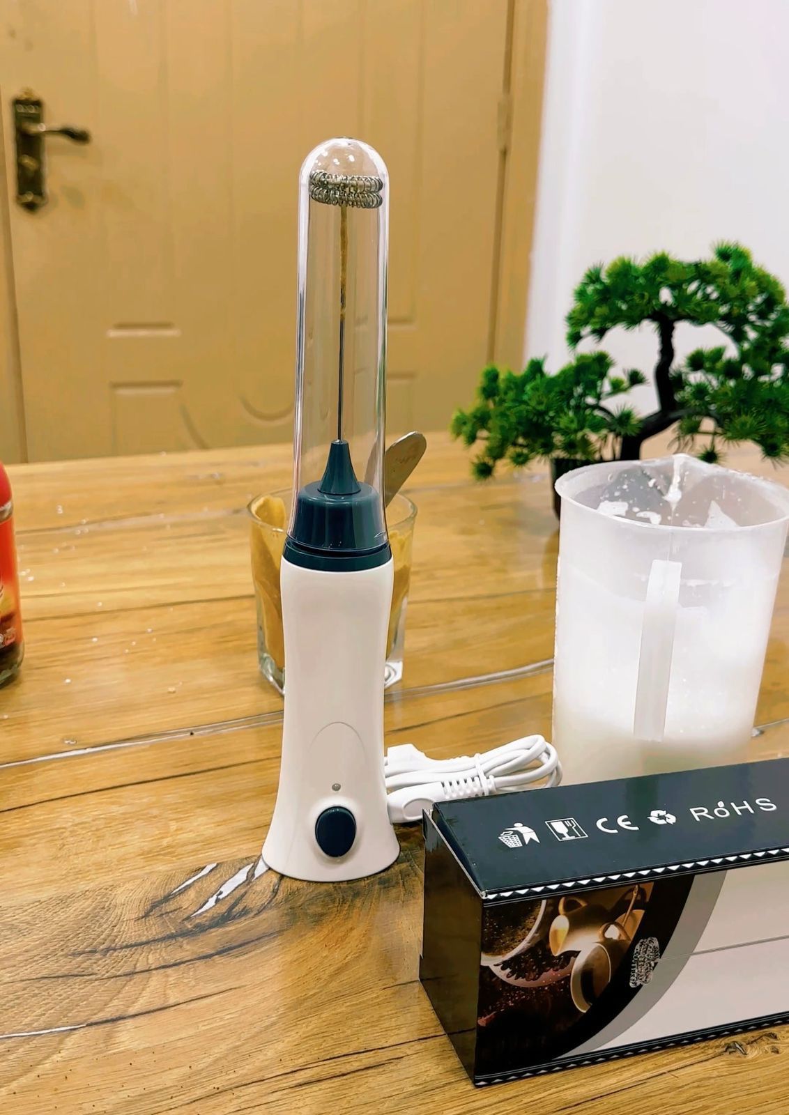 Multipurpose Electric Milk Frother - Coffee Beater & Lassi Maker