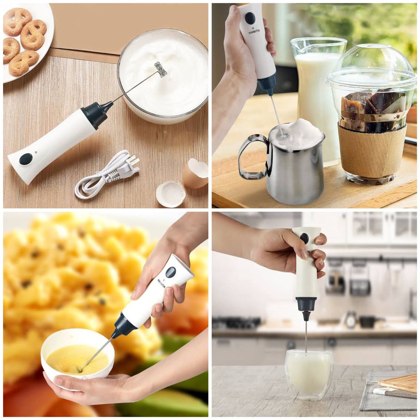 Multipurpose Electric Milk Frother - Coffee Beater & Lassi Maker