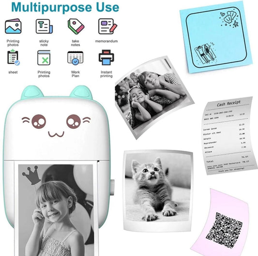 Meow Pocket Mini Printer – Thermal Wireless